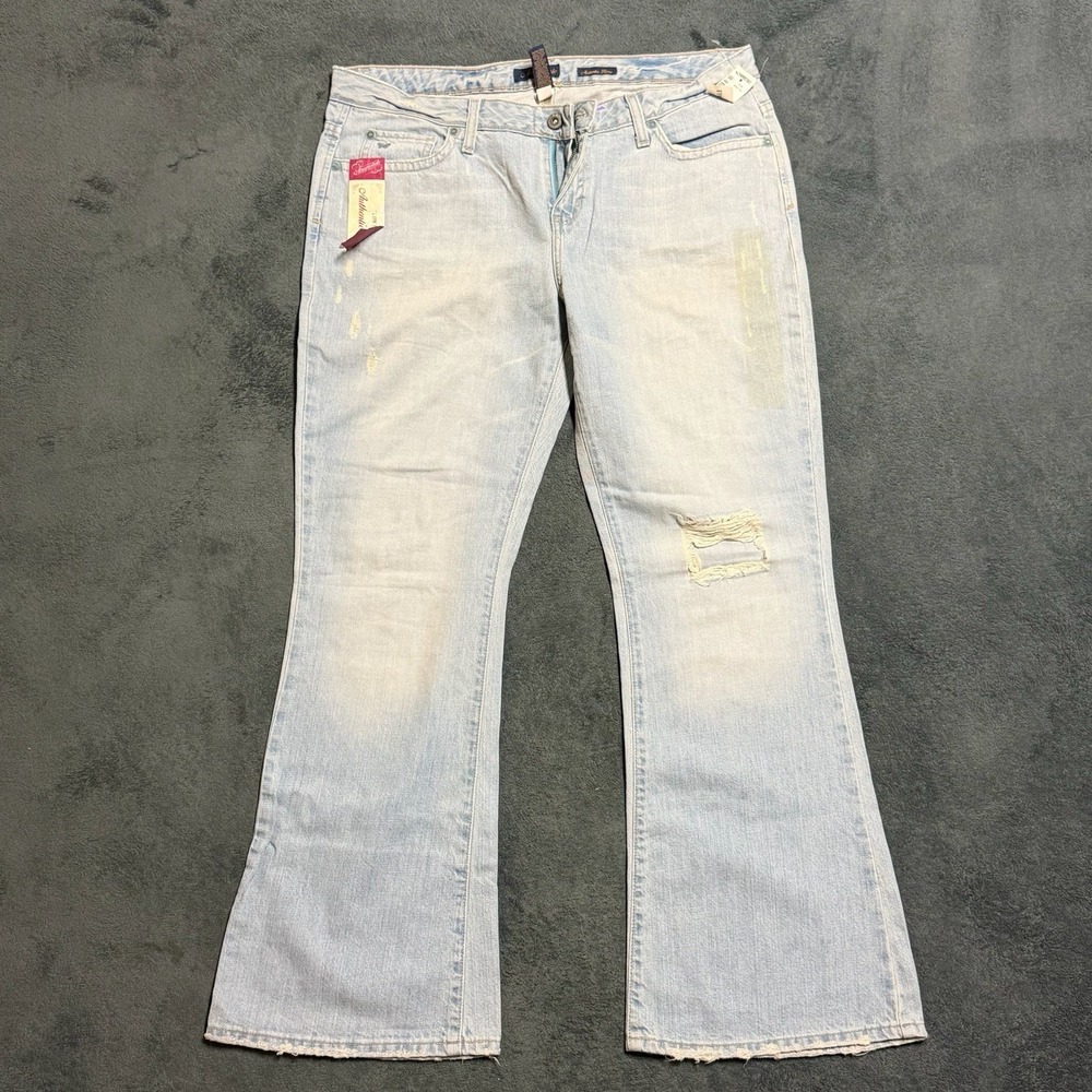 Aeropostale Authentic Flare Jeans 13/14 Short Low Rise Y2K NWT *Some Stains*